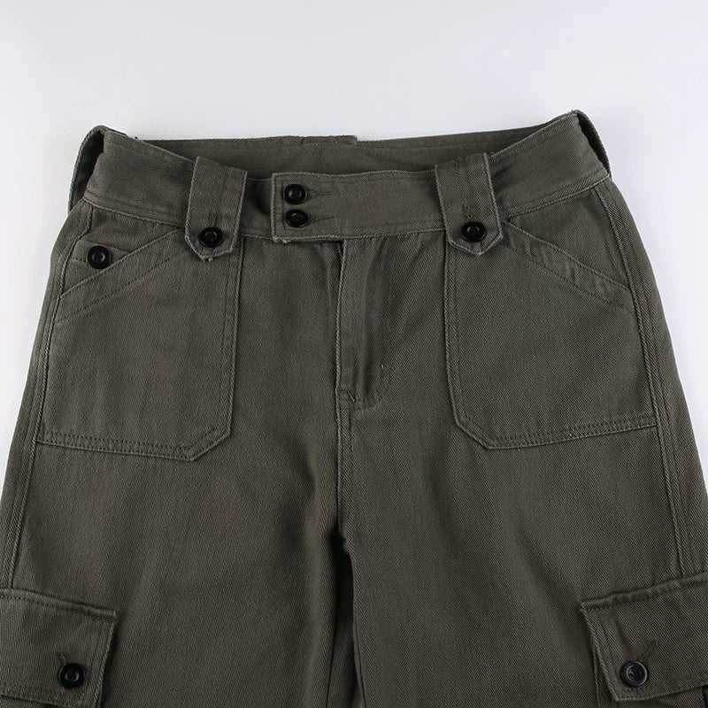 LaPose - Lainee Wide Leg Cargo Pants