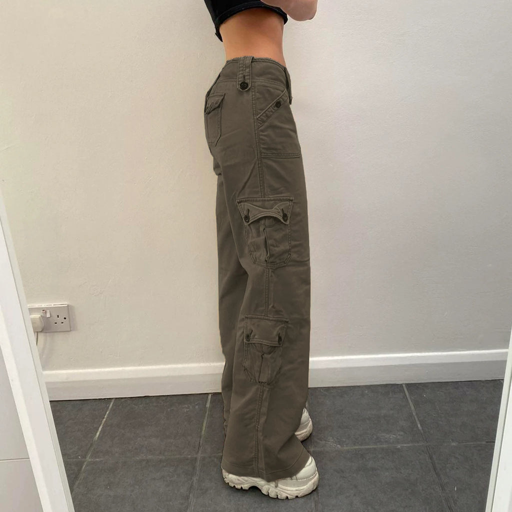 LaPose - Lainee Wide Leg Cargo Pants