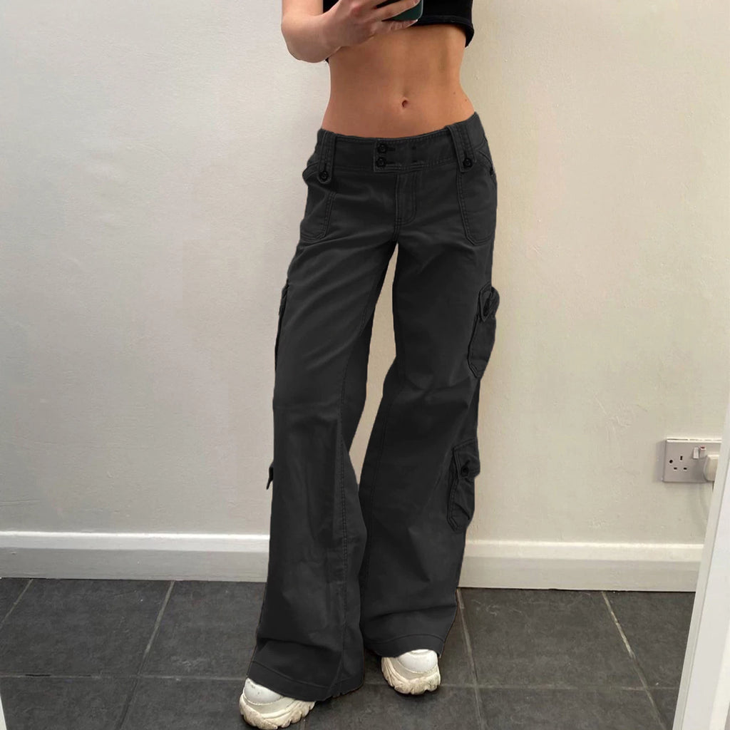 LaPose - Lainee Wide Leg Cargo Pants