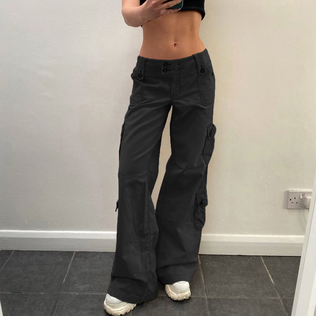 LaPose - Lainee Wide Leg Cargo Pants
