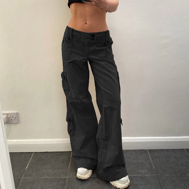 LaPose - Lainee Wide Leg Cargo Pants