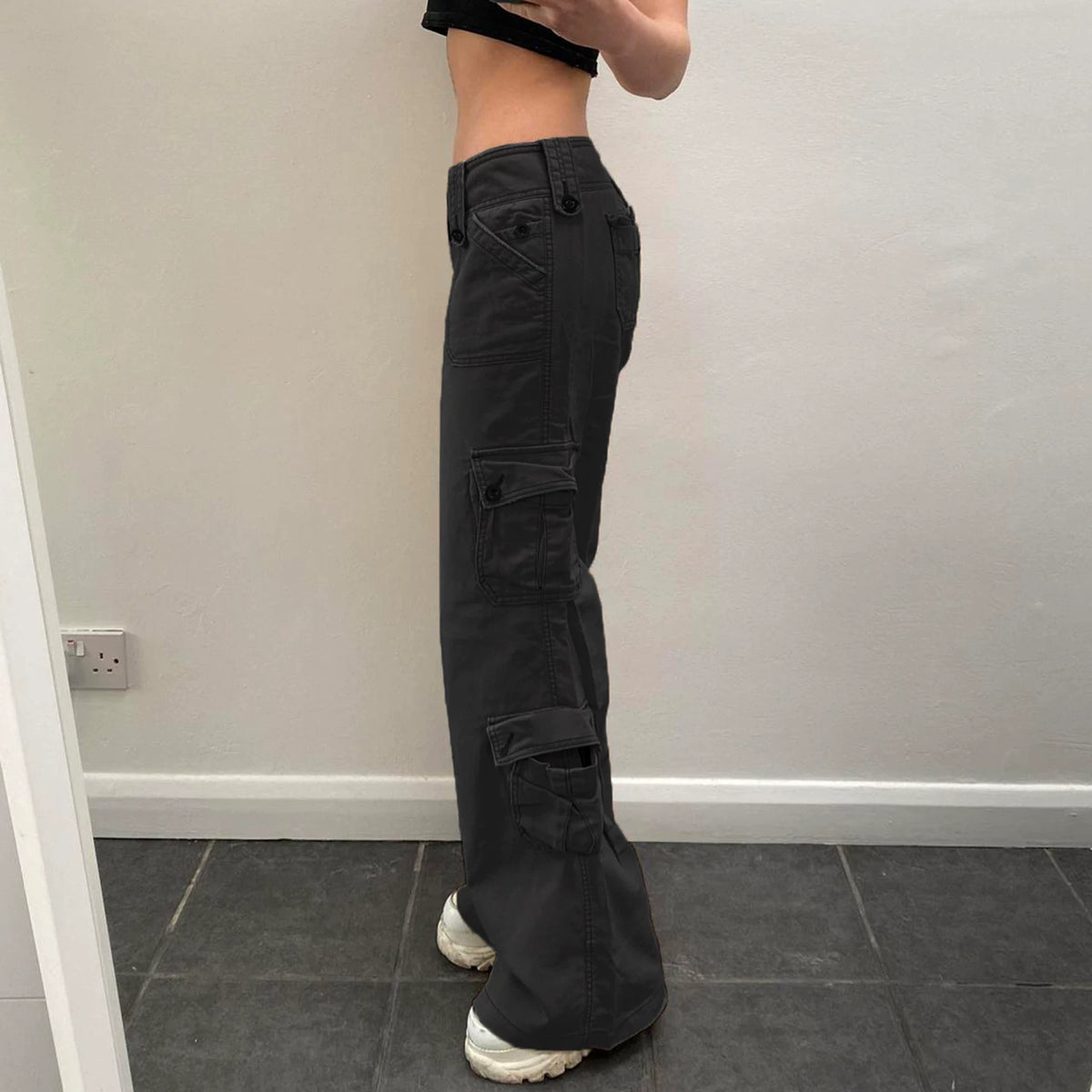 LaPose - Lainee Wide Leg Cargo Pants