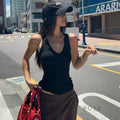 Lainey Deep V Camisole Top [PRC3RUKV]