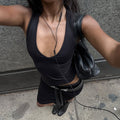 Lainey Deep V Camisole Top [83JMQ0TP]