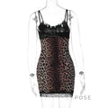 Laiyla Leopard Lace Halter Dress [YADIUB3Z]