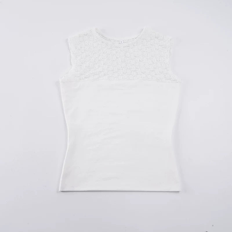 LaPose - Lakyn Lace Patchwork Slim Tank