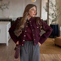 Lamar Cropped Stand Collar Jacket [J0GAMR61]