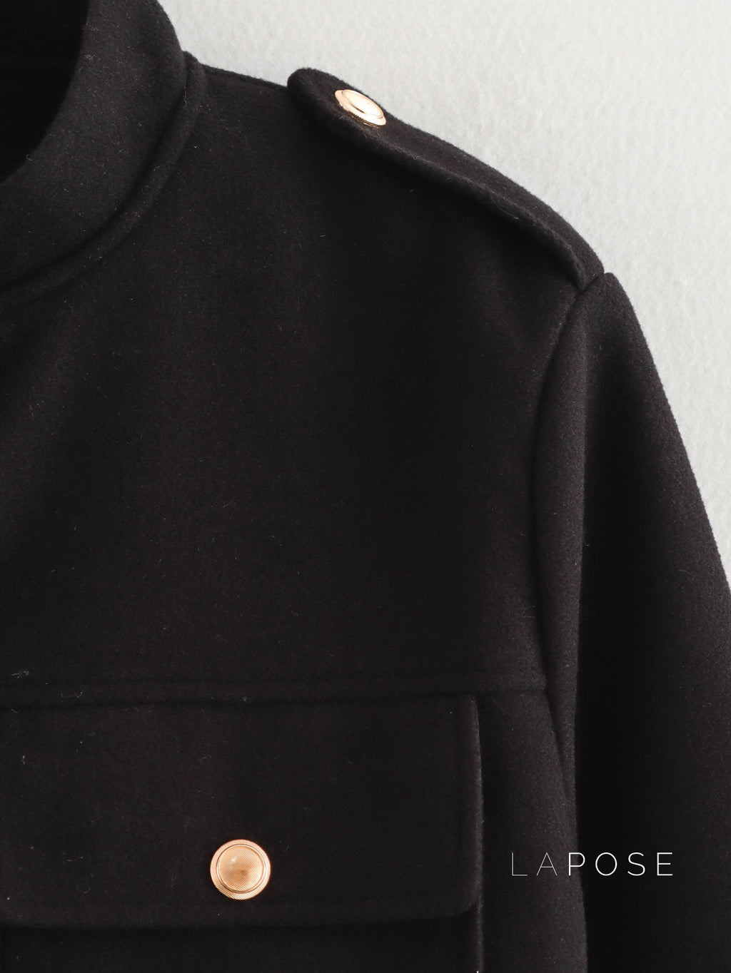 Lamar Cropped Stand Collar Jacket [PJ6N39ZU]