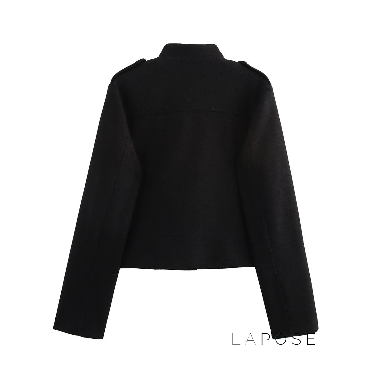Lamar Cropped Stand Collar Jacket [A2KCWDQ3]