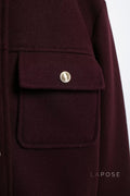 Lamar Cropped Stand Collar Jacket [LKL7AOOV]