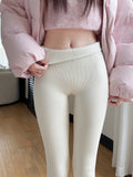 Lanie Ribbed Thermal Leggings [FL6VZJRP]