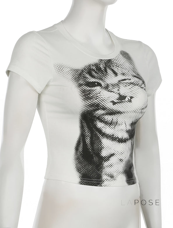 Laniya Graphic Cropped Tee [1W3FNZKT]