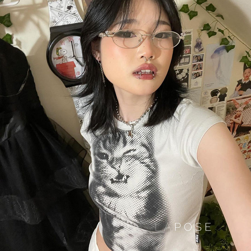 Laniya Graphic Cropped Tee [4AZCCITK]