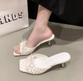 Larae Bow Mule Heels