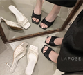 Larae Bow Mule Heels