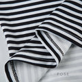 Lauren Striped Long Sleeve Crop Top [4DPI83DI]