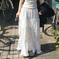Leeanna Layered Polka Dot Skirt [1PBD4XAF]