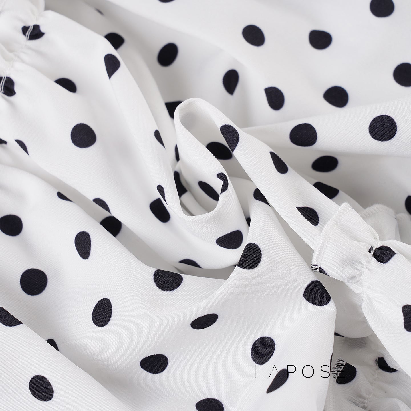 Leeanna Layered Polka Dot Skirt [U3MDHOFY]
