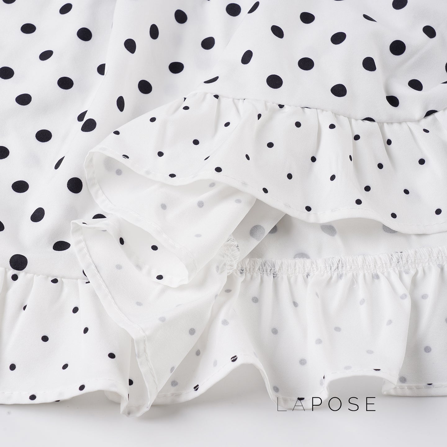 Leeanna Layered Polka Dot Skirt [OOS6B2ZQ]