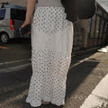 Leeanna Layered Polka Dot Skirt [7TXWHIEQ]