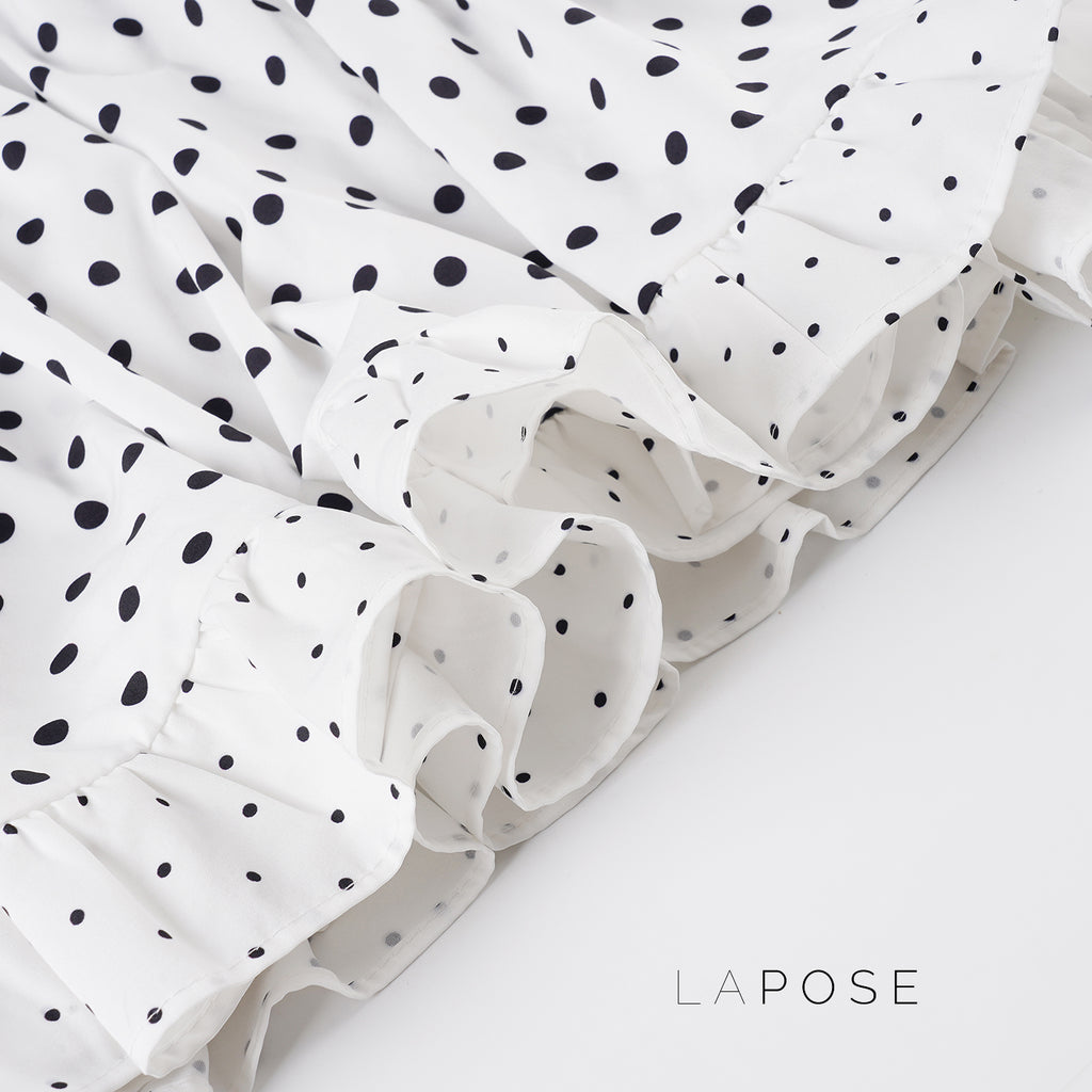 Leeanna Layered Polka Dot Skirt [R3FU9BGO]