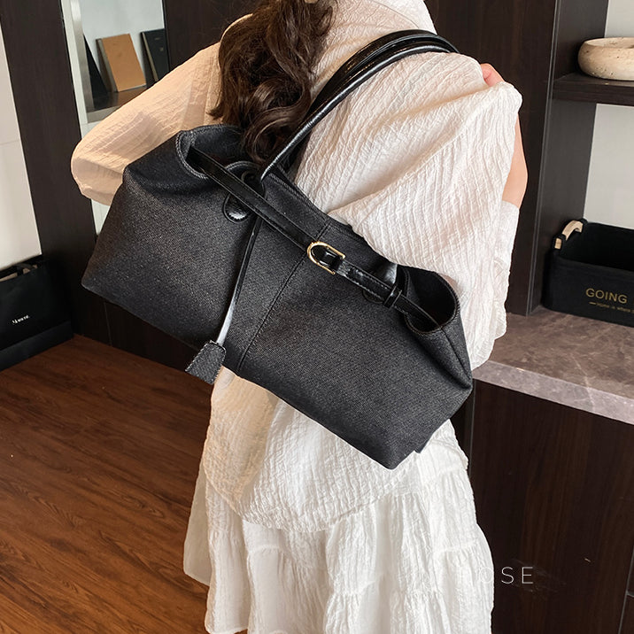Leiana Colorblock Denim Tote