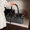 Leiana Colorblock Denim Tote