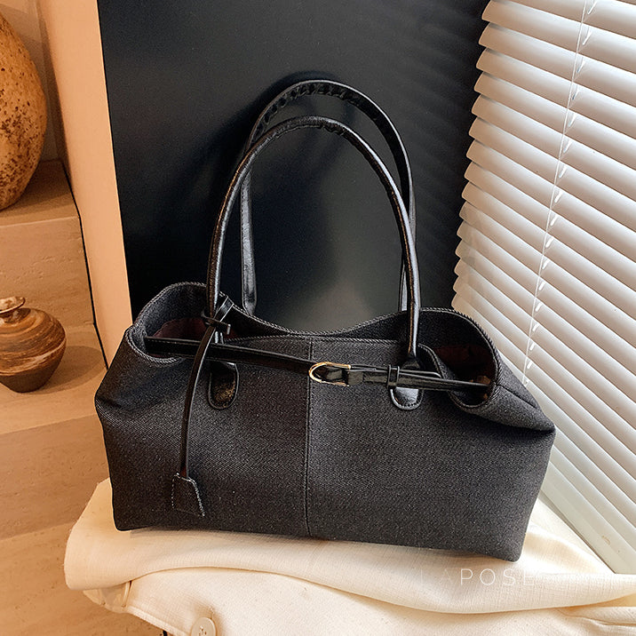 Leiana Colorblock Denim Tote