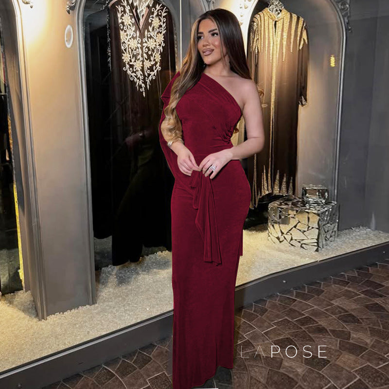 Leilani Strapless Bodycon Maxi Dress [12OJ8AFL]