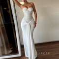 Lemon Strapless Sequin Maxi Dress [MK15PU4I]
