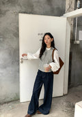 Lemon Wide-Leg Denim Pants [Z6QWC5I6]