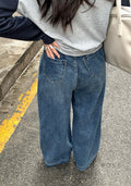 Lemon Wide-Leg Denim Pants [EFZ5QCWS]