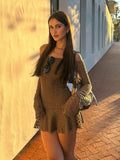 Lennox One-Shoulder Lace Dress [RDT53TUI]