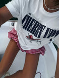 Lenora Cherry Graphic Oversized Tee