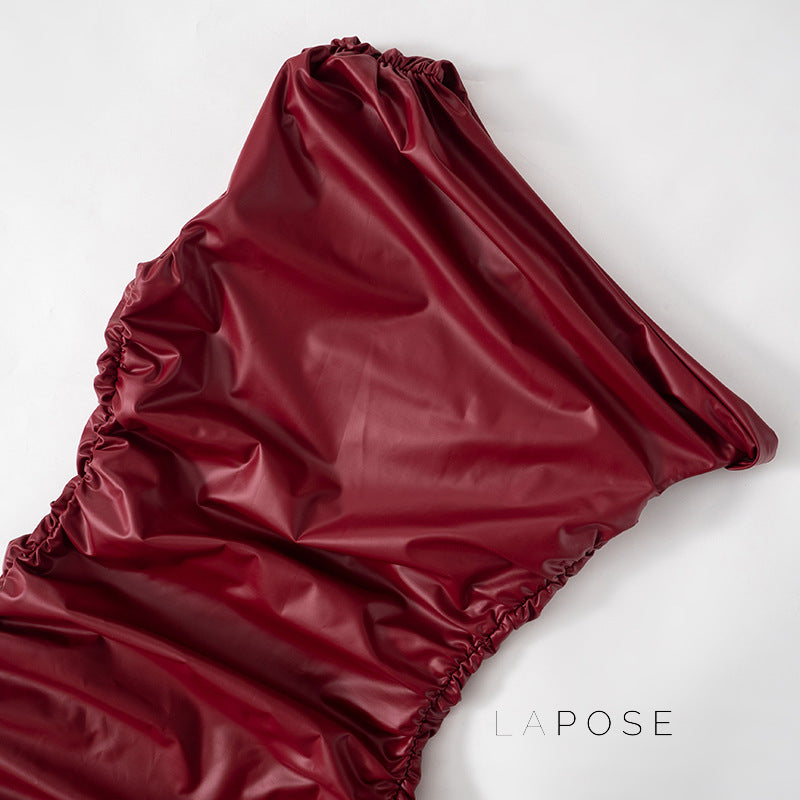 Leonna One-Shoulder Cutout Mini Dress [9B4EKSDX]