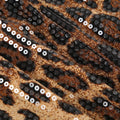 Leopard Sequin Bodycon Midi Dress [J7U12XSR]