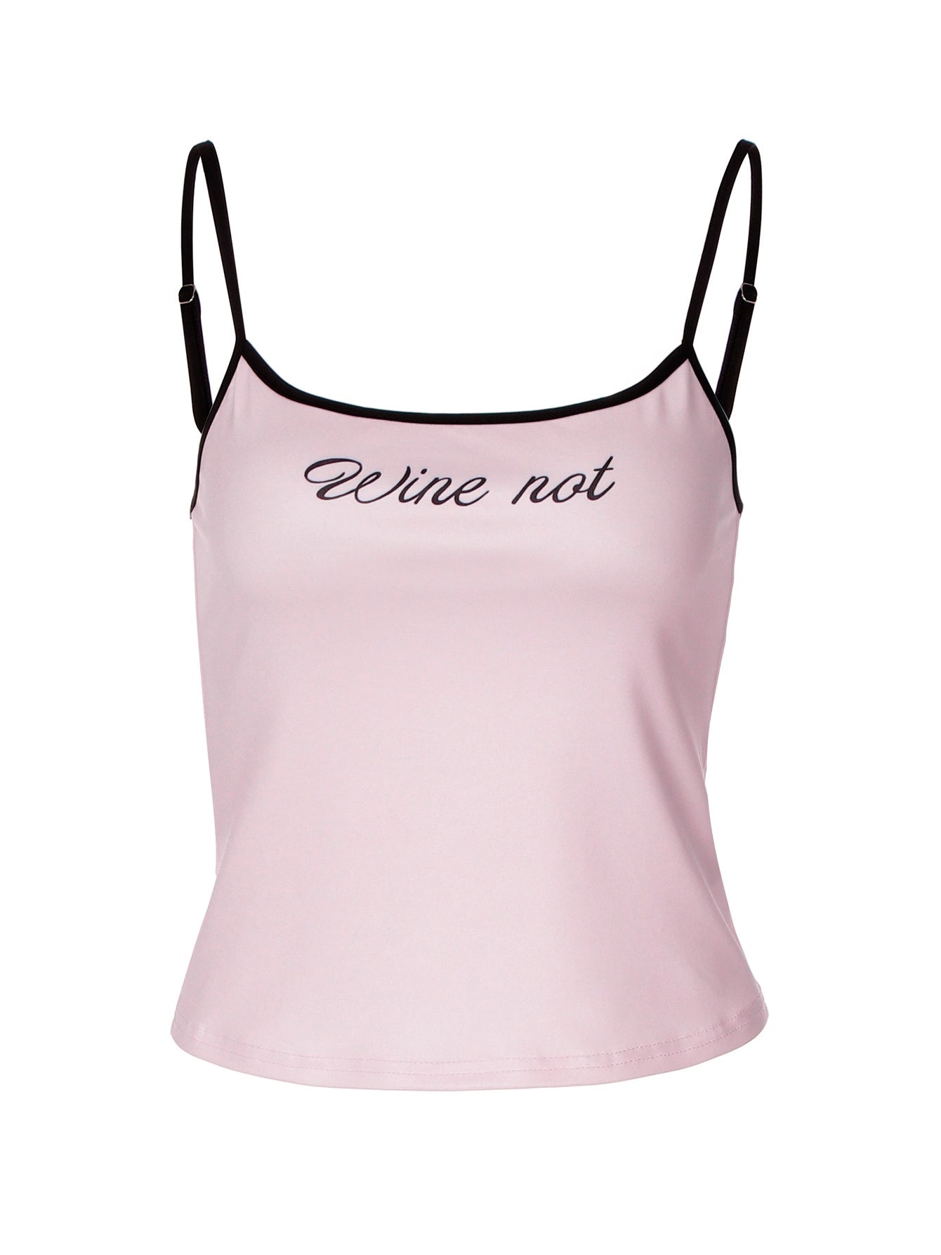 Letter Print Slim Fit Camisole [TZE2WB4R]