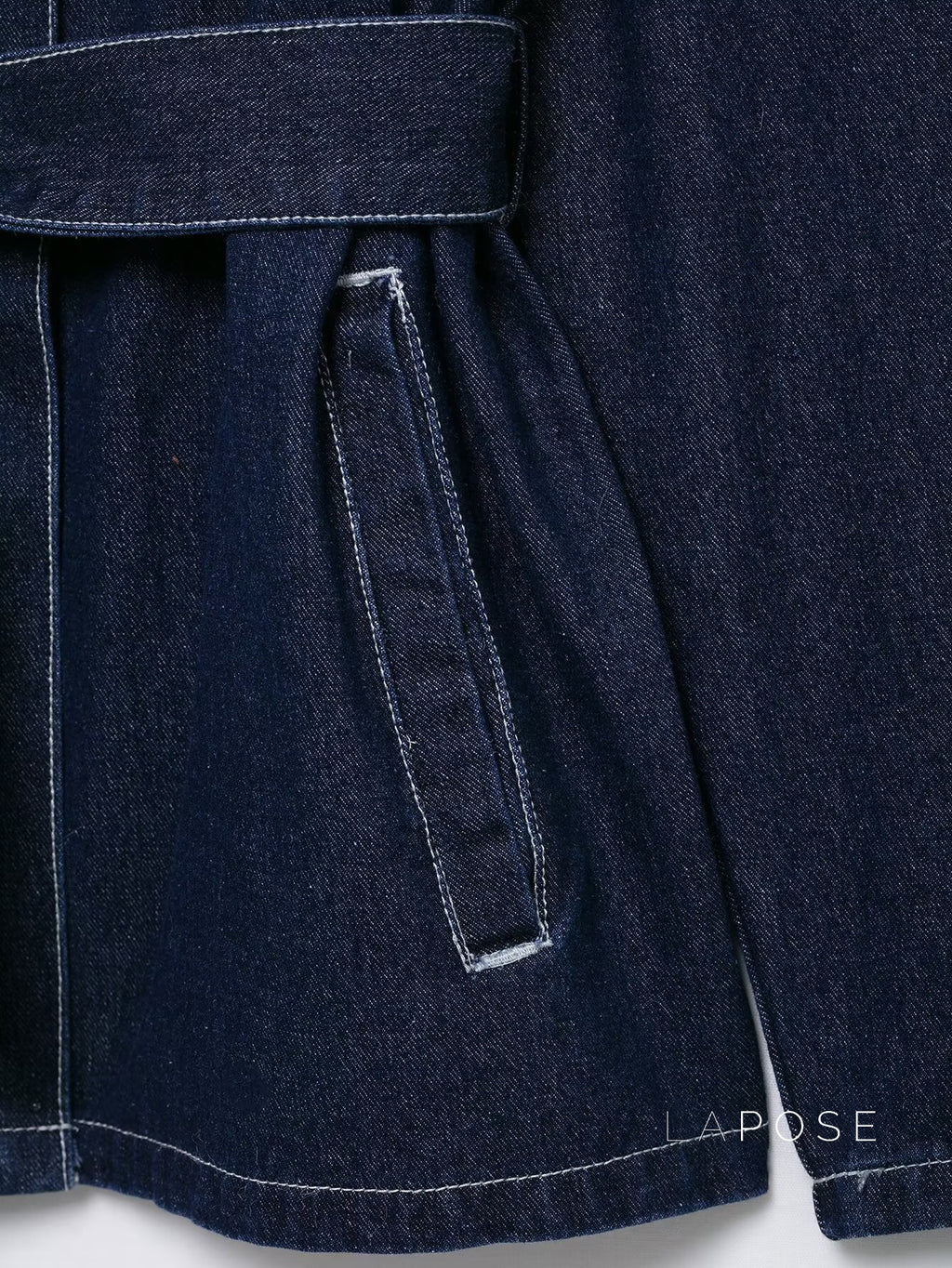 Lexie Belted Denim Jacket [HOX7DIKR]
