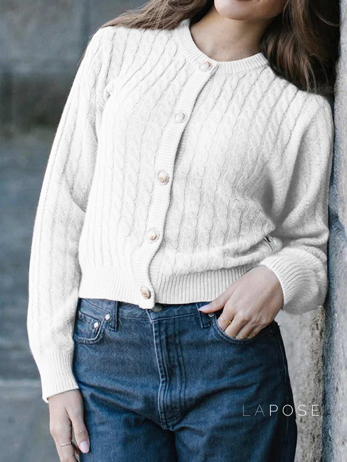 Lexy Slim Knit Cardigan [0187LAGN]