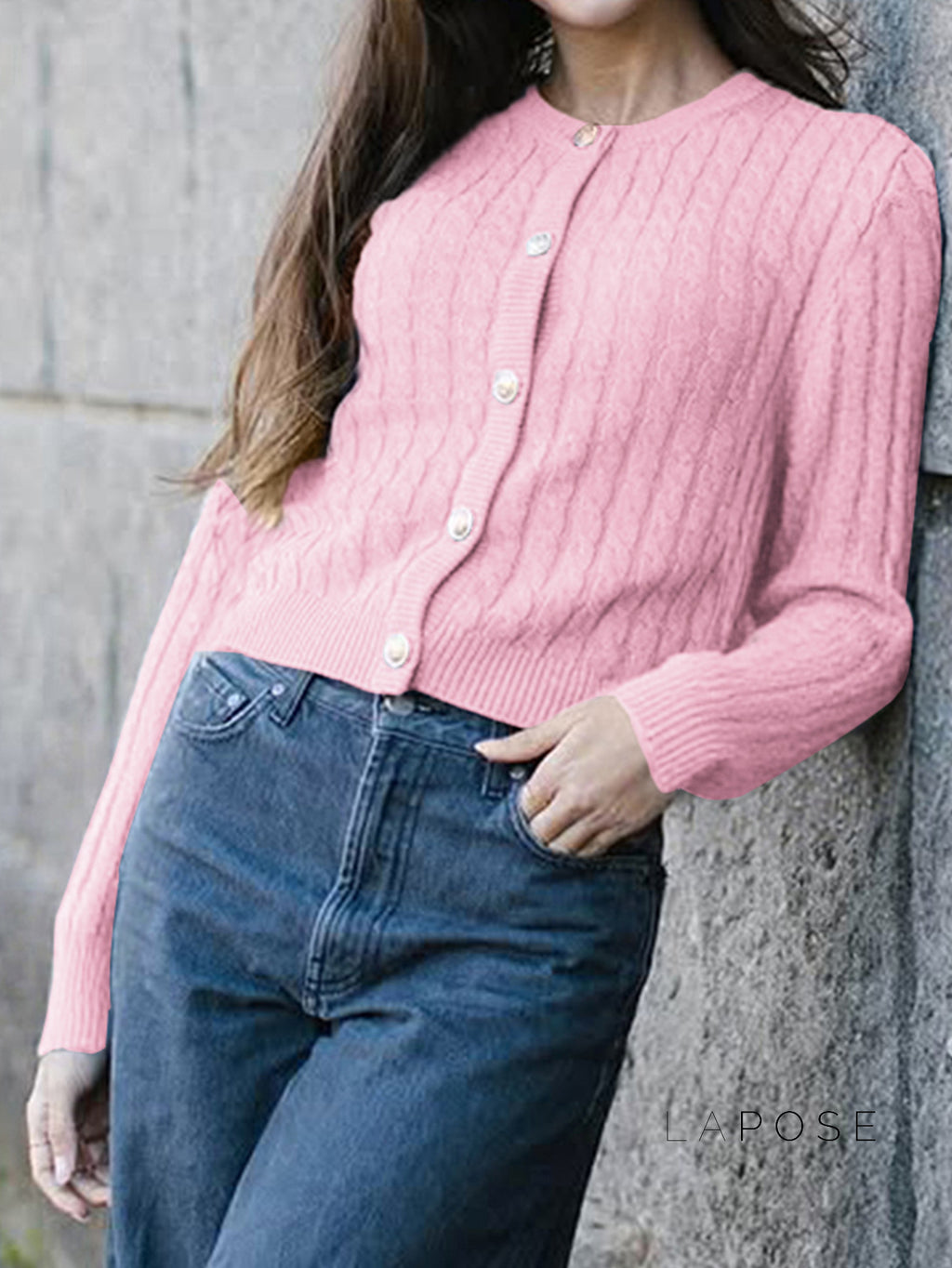 Lexy Slim Knit Cardigan [TDJSL255]