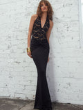 Leyla Ruched Halter Midi Dress [55XH2CMR]