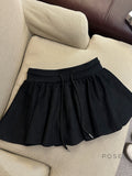 Liah Textured A-Line Mini Skirt [WC02I3E7]