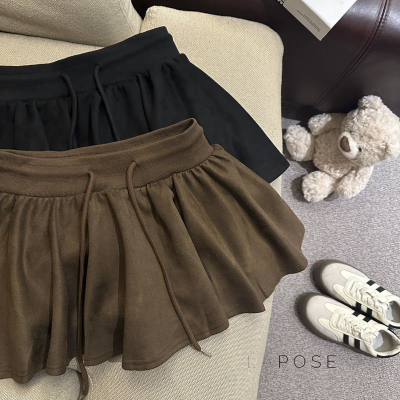 Liah Textured A-Line Mini Skirt [H4SLQFU1]