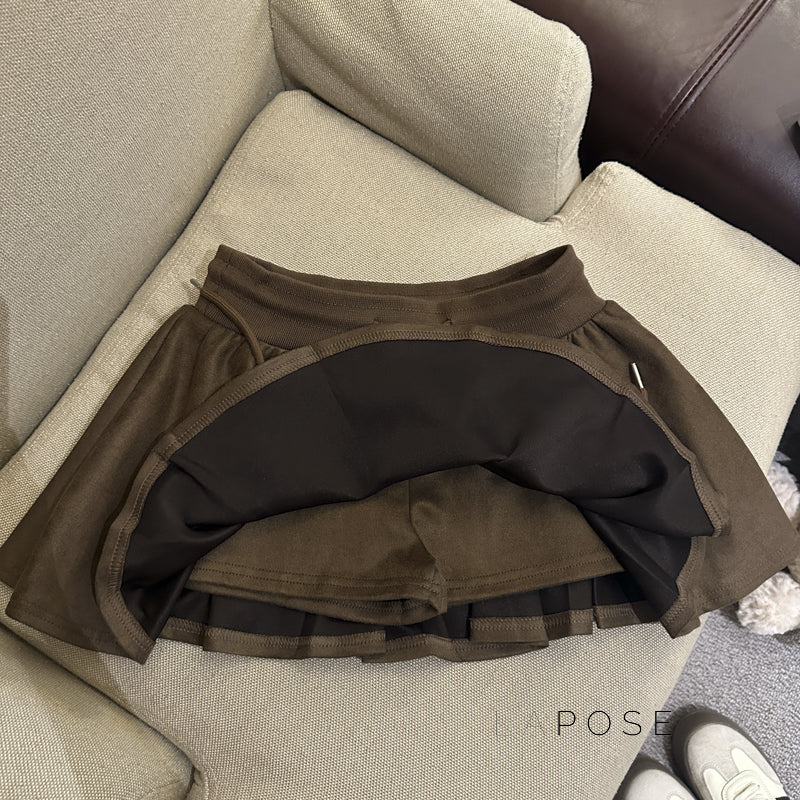 Liah Textured A-Line Mini Skirt [M8UXZQ9U]