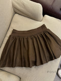 Liah Textured A-Line Mini Skirt [5H019O42]