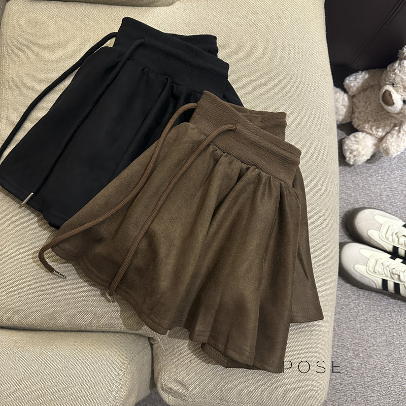 Liah Textured A-Line Mini Skirt [37UW93BV]