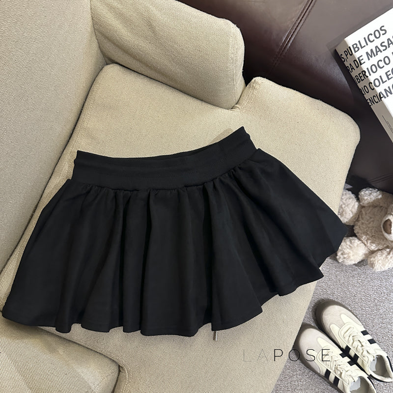 Liah Textured A-Line Mini Skirt [1S4IGU5I]