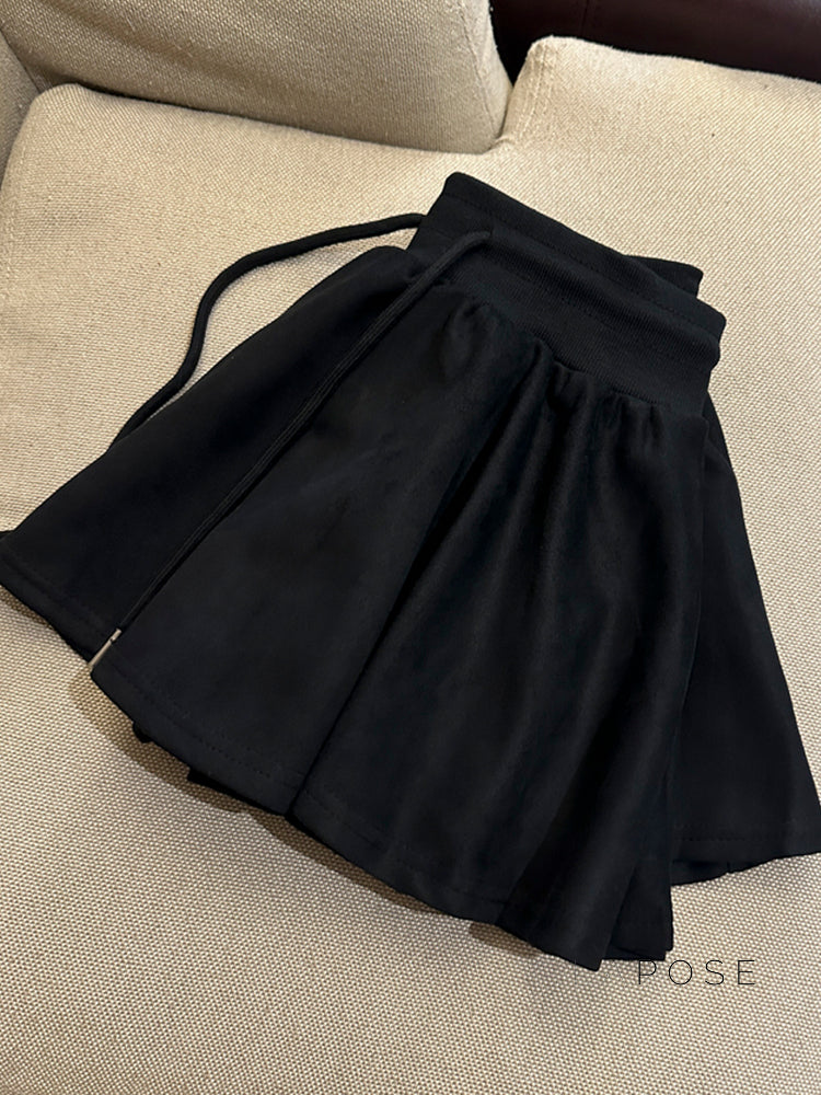 Liah Textured A-Line Mini Skirt [CECJBW91]