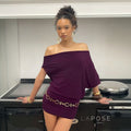 Lianne Ruched One-Shoulder Mini Dress [W4CHWK9W]