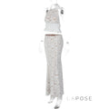 Lielle Lace Halter Skirt Set [LT2OUKB5]